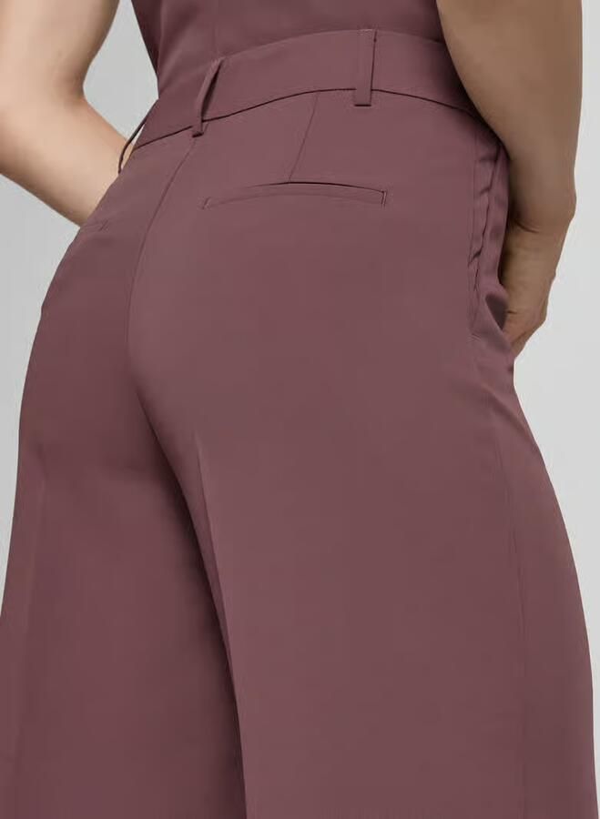 Christian Berg Woman Selection wide fit stoffen broek met persplooien