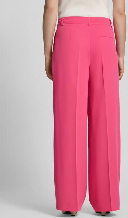 Christian Berg Woman Selection wide fit stoffen broek met persplooien - Foto 3