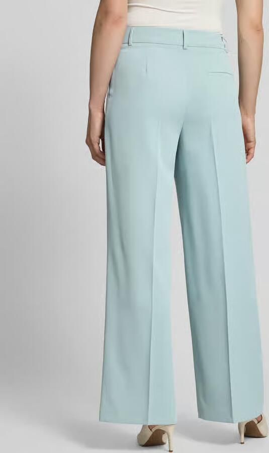 Christian Berg Woman Selection wide fit stoffen broek met persplooien - Foto 2