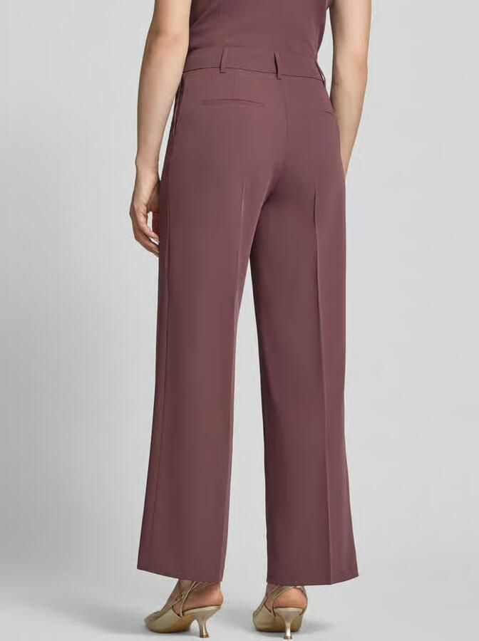 Christian Berg Woman Selection wide fit stoffen broek met persplooien - Foto 2