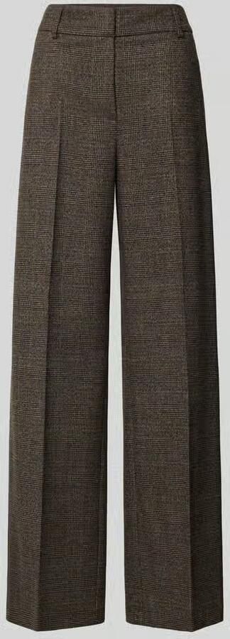 Christian Berg Woman Selection wide fit stoffen broek met viscose