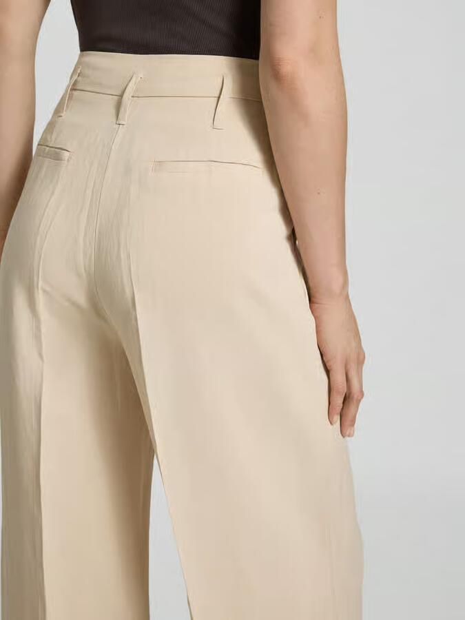 Christian Berg Woman Selection Wide leg bandplooibroek en riemlussen