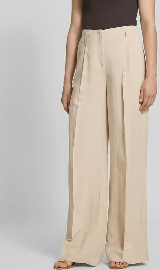 Christian Berg Woman Selection Wide leg bandplooibroek en riemlussen - Foto 2