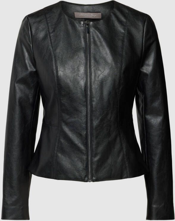 Christian Berg Woman Selection Jas in leerlook