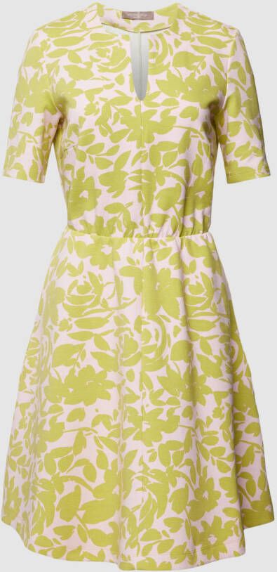 Christian Berg Woman Selection Knielange jurk met bloemenmotief