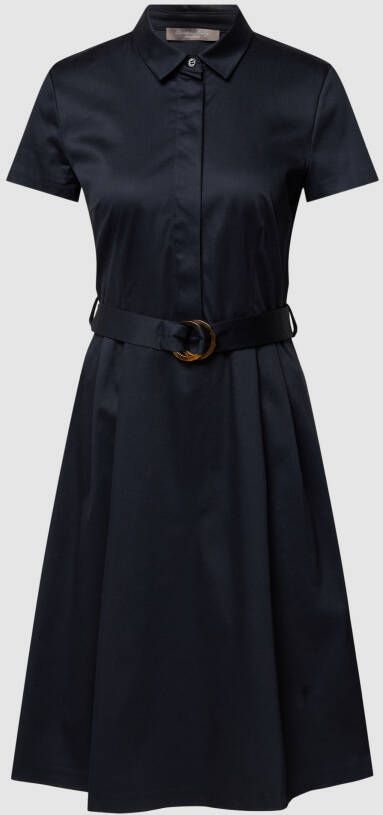 Christian Berg Woman Selection Knielange jurk met tailleriem