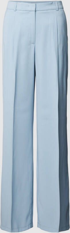 Christian Berg Woman Selection Stoffen broek van viscosemix met persplooien