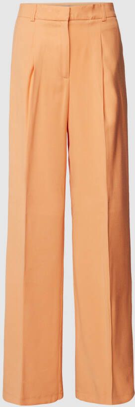 Christian Berg Woman Selection Stoffen broek van viscosemix met persplooien
