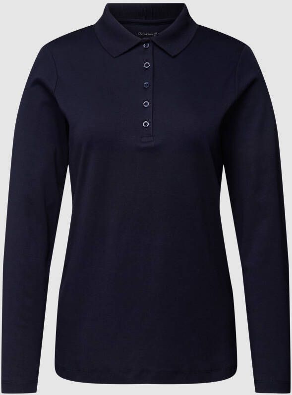 Christian Berg Woman Shirt met lange mouwen en Peter Pan-kraag model 'Pina'