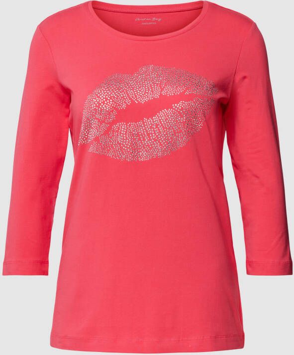 Christian Berg Woman Shirt met lange mouwen en sierkralen