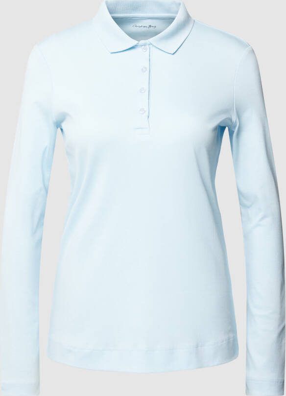 Christian Berg Woman Shirt met lange mouwen en Peter Pan-kraag model 'Pina'