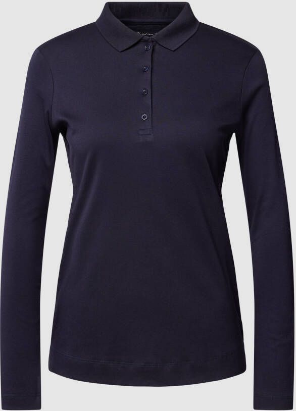 Christian Berg Woman Shirt met lange mouwen en Peter Pan-kraag model 'Pina'