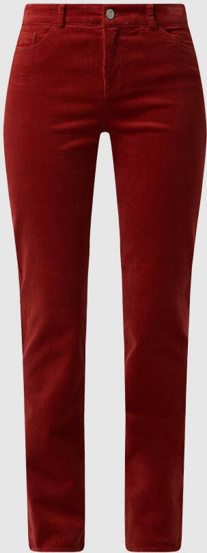 Christian Berg Woman Slim fit ribcordbroek met stretch