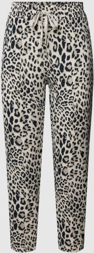 Christian Berg Woman Sweatpants met dierenprint