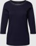 Christian Berg Woman Regular fit shirt met 3 4-mouwen en strass-steentjes - Thumbnail 1