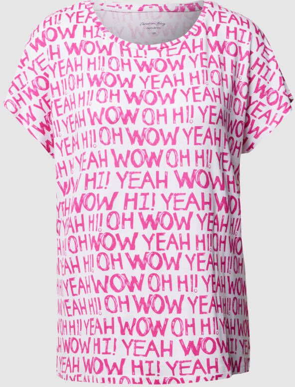 Christian Berg Woman T-shirt met all-over print