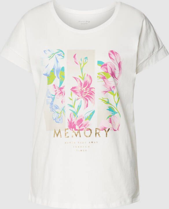 Christian Berg Woman T-shirt met bloemenprint