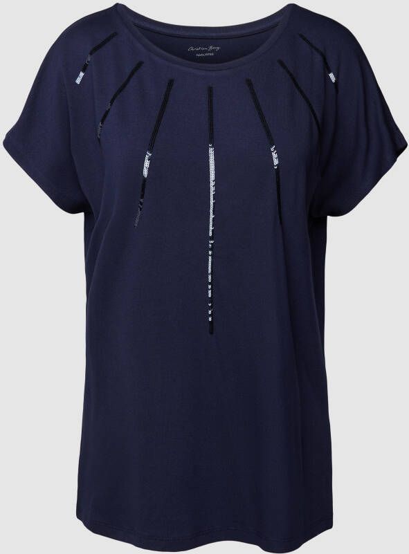 Christian Berg Woman T-shirt met pailletten