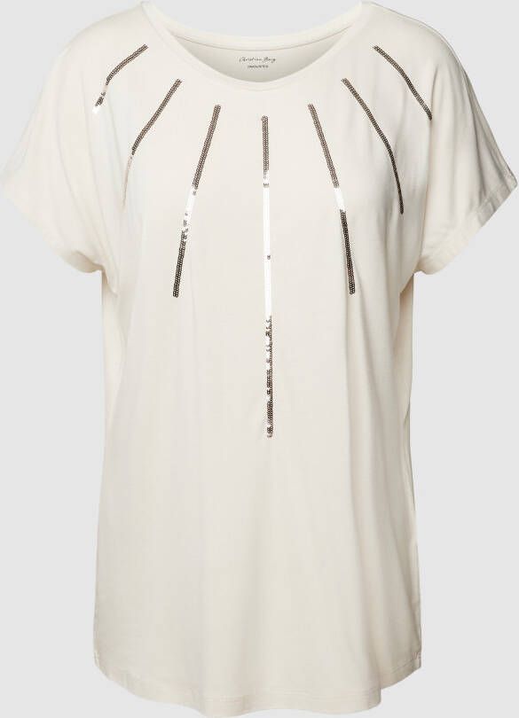 Christian Berg Woman T-shirt met pailletten
