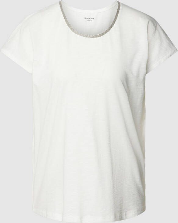 Christian Berg Woman T-shirt met siersteentjes