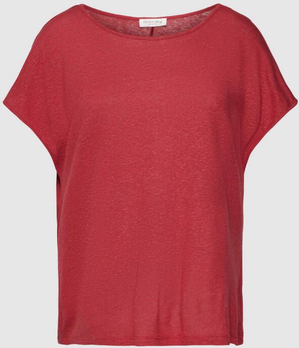 Christian Berg Woman T-shirt van viscosemix met ronde hals