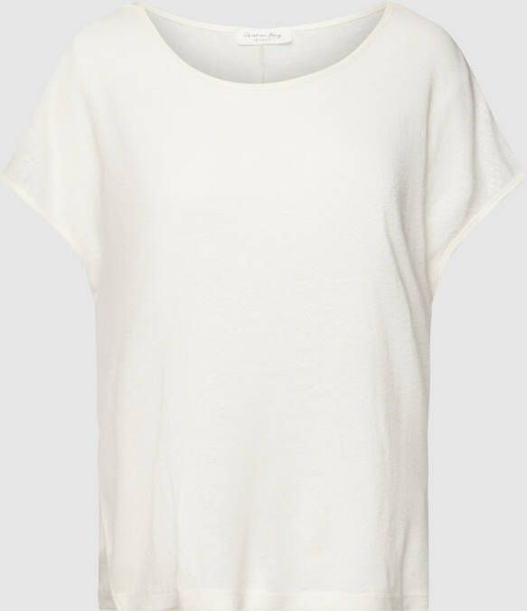 Christian Berg Woman T-shirt van viscosemix met ronde hals