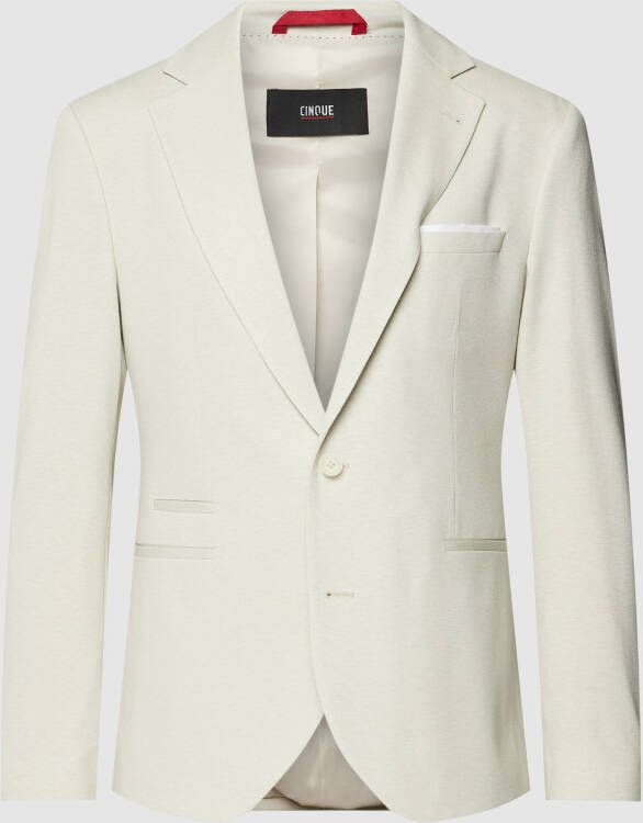 CINQUE 2-knoops colbert met paspelzakken model 'Duca'