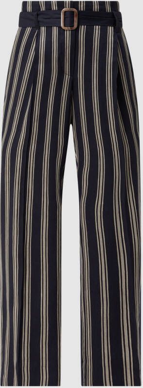 CINQUE Bandplooibroek met streepmotief model 'Cisofia'