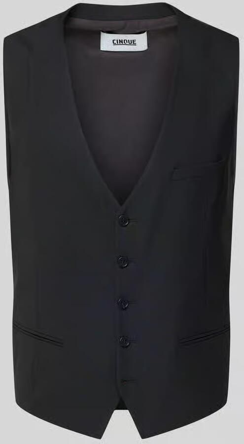 CINQUE Bodywarmer met V-hals en Knoopsluiting Model 'Totti' - Foto 2