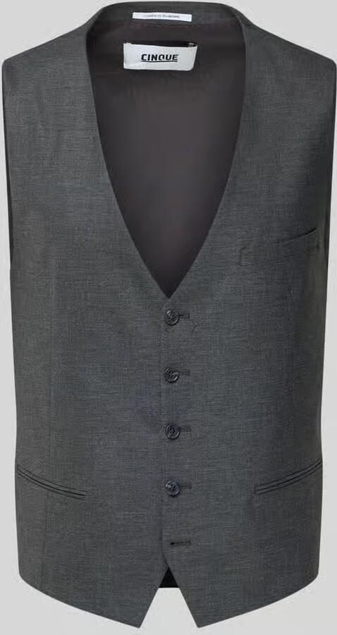 CINQUE Bodywarmer met V-hals en Knoopsluiting Model 'Totti' - Foto 2
