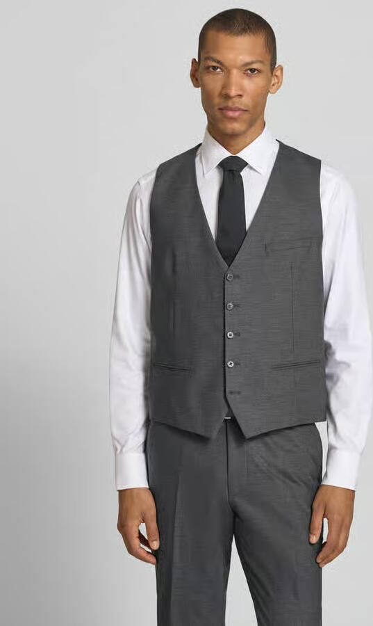 CINQUE Bodywarmer met V-hals en Knoopsluiting Model 'Totti' - Foto 3