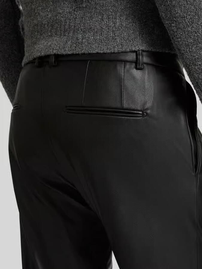 CINQUE Broek in Leerlook Model 'SALTO'
