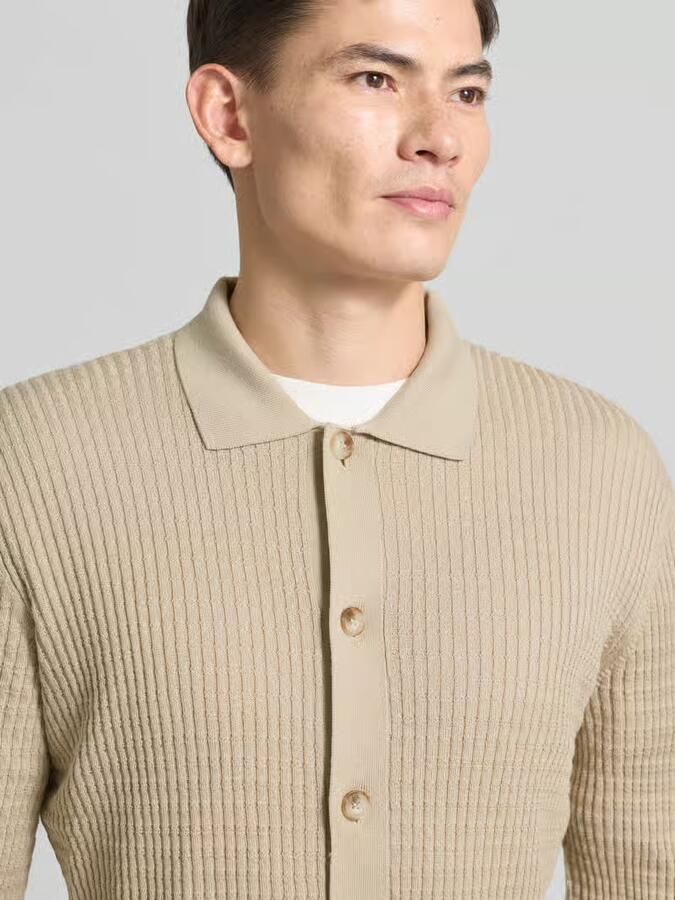 CINQUE Gebreid jack met structuurmotief model 'Yuris'