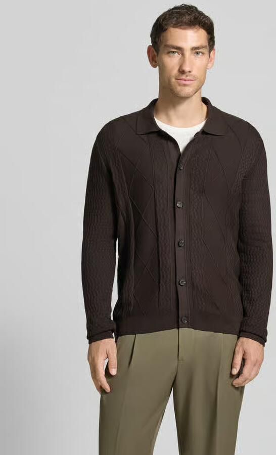 CINQUE Gebreid jack met structuurpatroon model 'YARO' - Foto 3