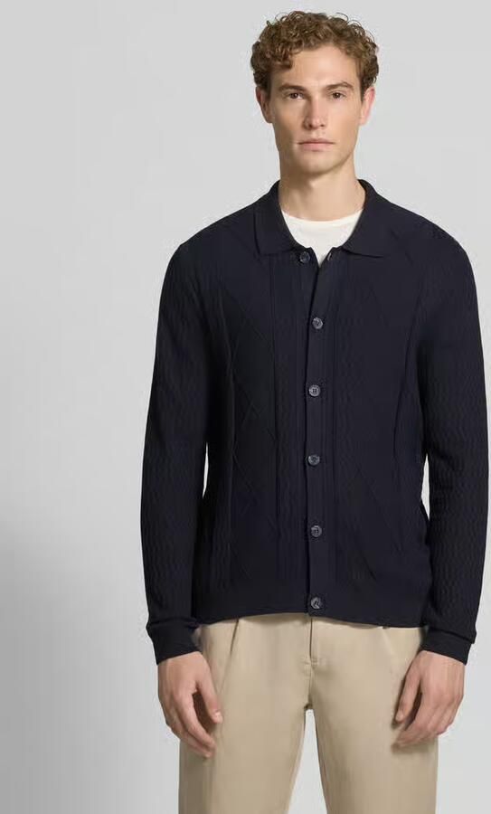 CINQUE Gebreid jack met structuurpatroon model 'YARO' - Foto 3