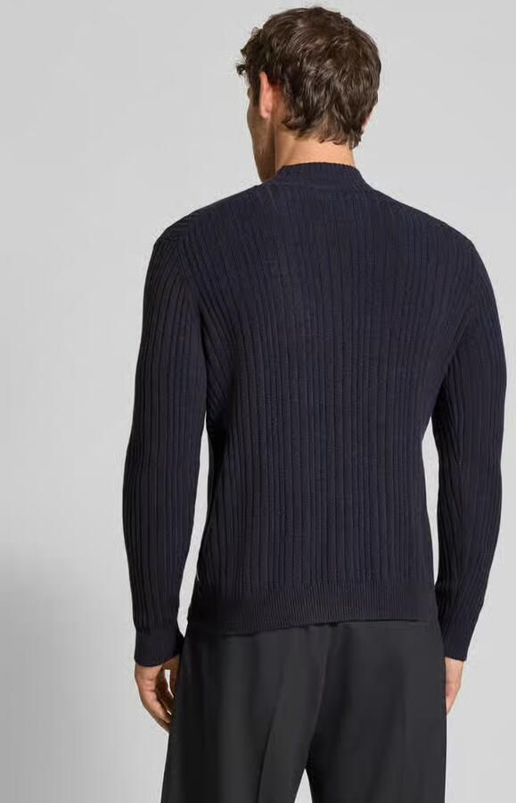 CINQUE Gebreide pullover met geribde boorden model 'MENSO'