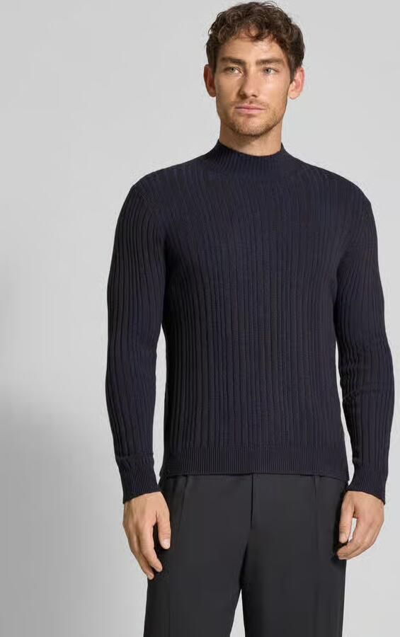 CINQUE Gebreide pullover met geribde boorden model 'MENSO' - Foto 2