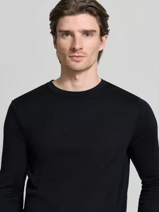 CINQUE Gebreide pullover met geribde boorden model 'WALLIE'