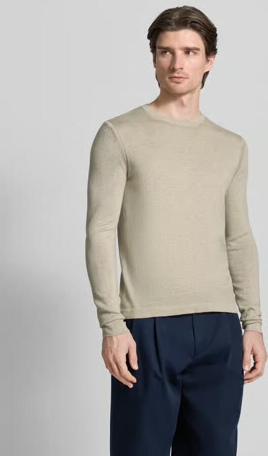 CINQUE Gebreide pullover met geribde boorden model 'WALLIE' - Foto 3