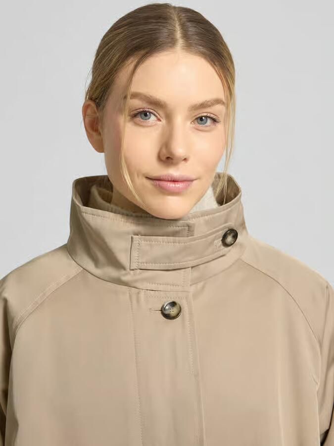 CINQUE Jas van katoenmix met opstaande kraag model 'JIL'