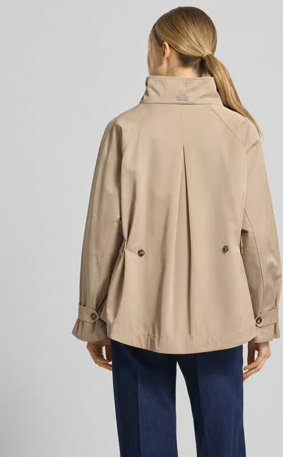 CINQUE Jas van katoenmix met opstaande kraag model 'JIL' - Foto 3