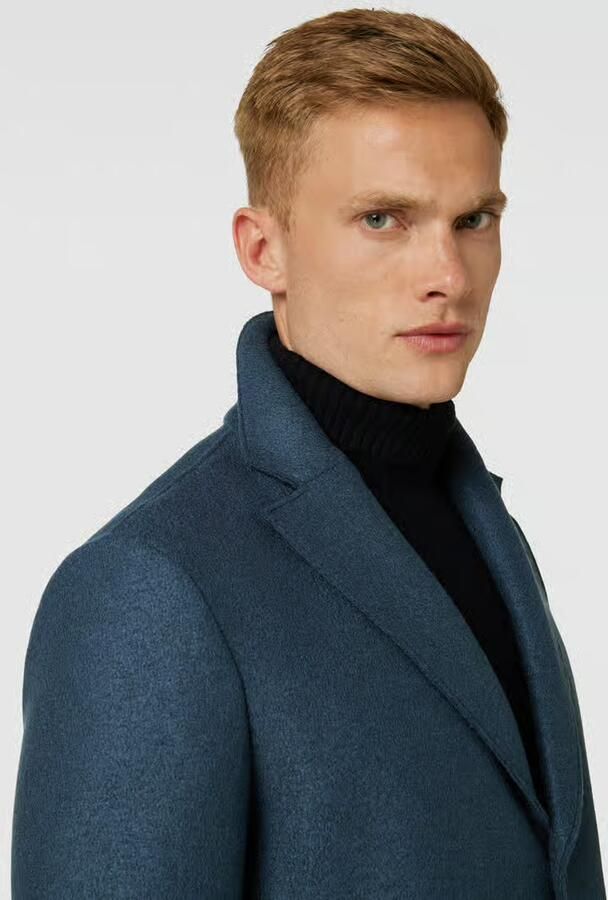 CINQUE Lange jas met reverskraag model 'Gastone'