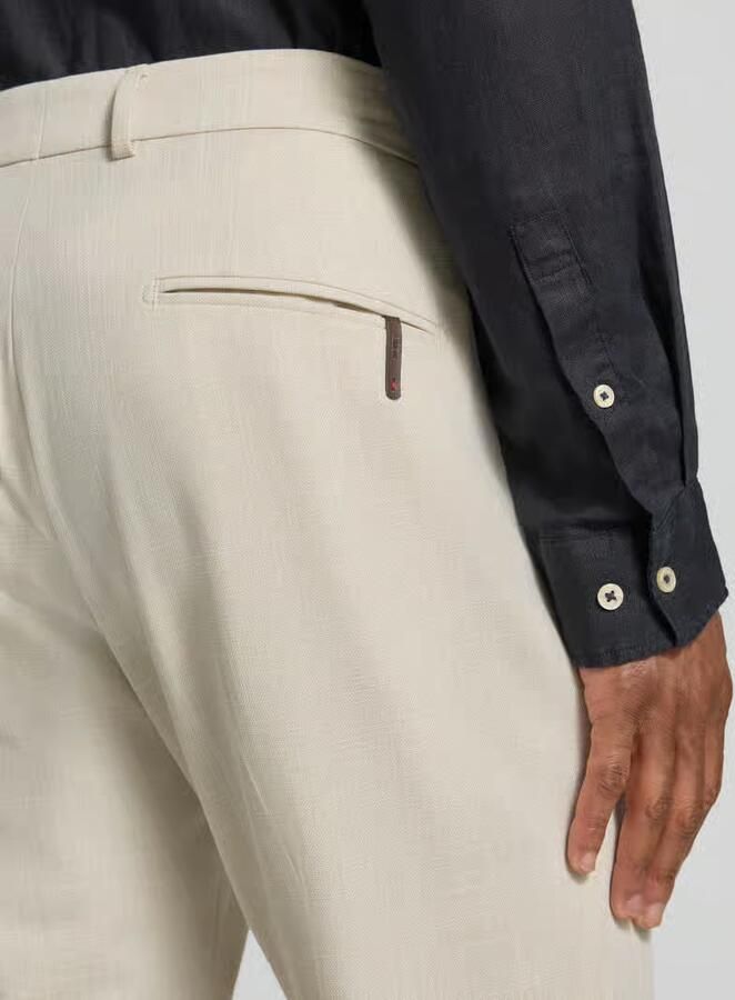 CINQUE Regular fit pantalon met persplooien model 'Beppe'