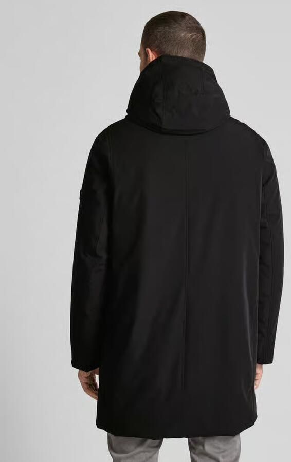 CINQUE Regular fit lange jas met capuchon model 'DAWSON'