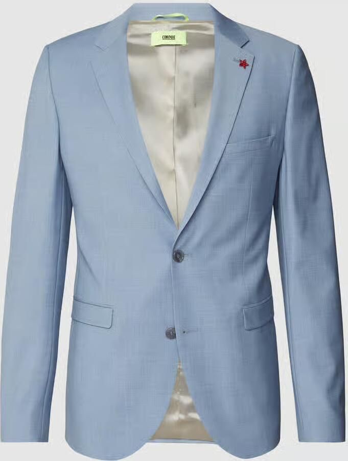 CINQUE Regular fit 2-knoops colbert met scheerwol model 'Cimonopoli'