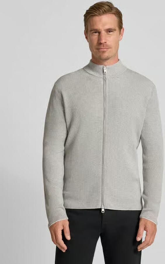 CINQUE Regular fit gebreid jack met ritssluiting model 'Cinupio' - Foto 3