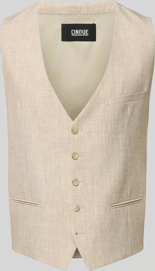 CINQUE Regular fit gilet met viscose Model 'VITRA' - Foto 2