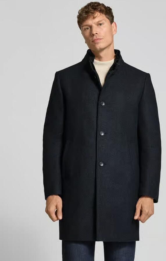 CINQUE Regular Fit lange jas met opstaande kraag model 'CHOICE' - Foto 2