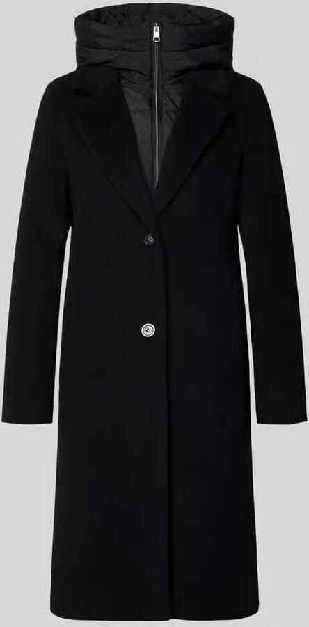 CINQUE Regular fit lange wollen jas met kasjmier model 'MIRA'