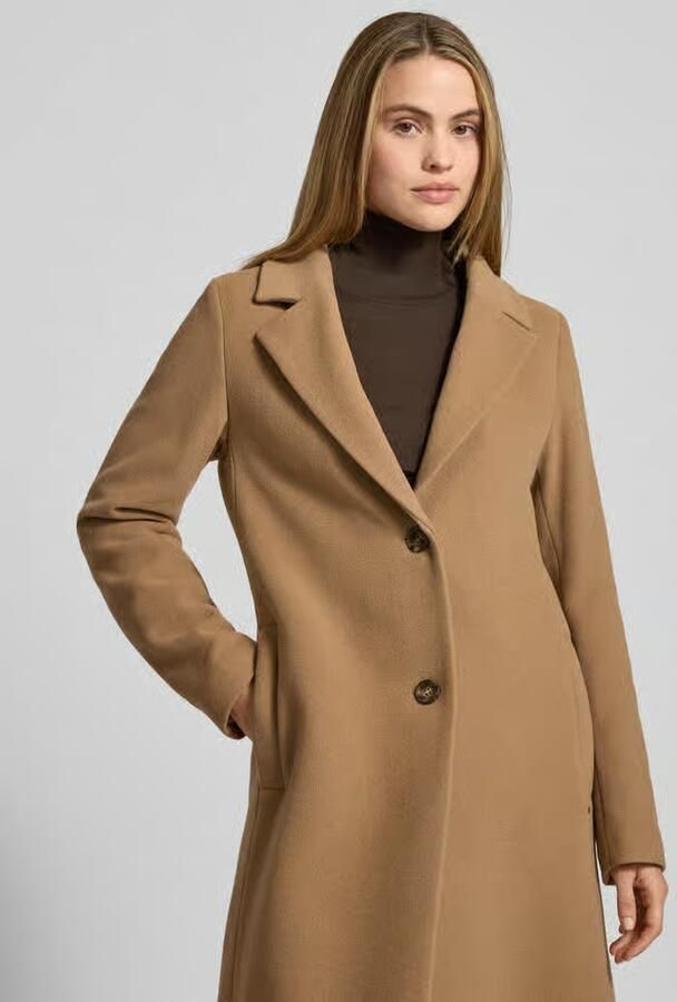 CINQUE Regular fit lange wollen jas met kasjmier model 'MIRA' - Foto 2